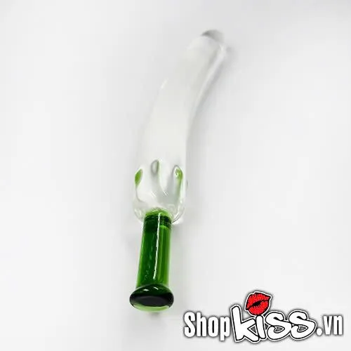 Crystal Transparent Eggplant-Shaped Anal Vibrator — Crystal Transparent Eggplant-Shaped Anal VibratorExperience