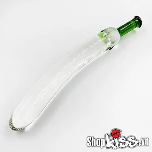 Crystal Transparent Eggplant-Shaped Anal Vibrator — Premium Quality and Unique Design