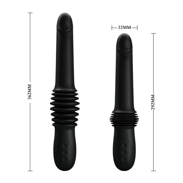 PrettyLove Pazuzu Powerful Rumble Thrusting Dildo with — Premium Materials & Skin-Safe Build for Comfort and Safety