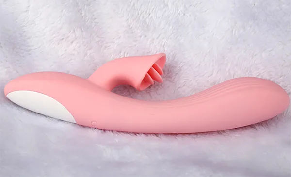 Quejoy Multi-Function Vibrating Tongue Dildo G-Spot Stim — hình 14