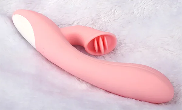 Quejoy Multi-Function Vibrating Tongue Dildo G-Spot Stim — hình 13