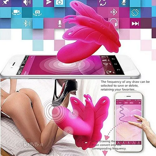 Realov LYDIA Butterfly Strap-On Vibrating Lesbian Toy — hình 3