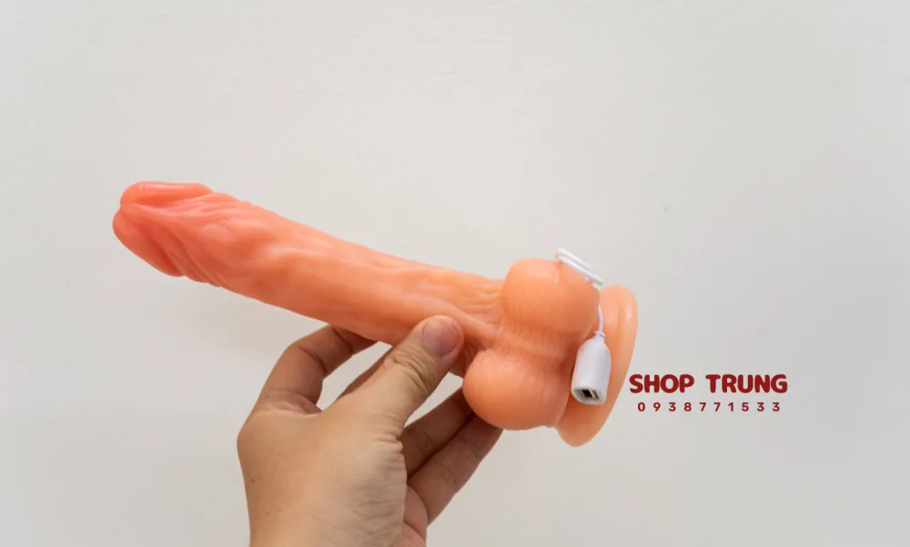 15cm Rotating Female Dildo Silicone USB Rechargeable — hình 4