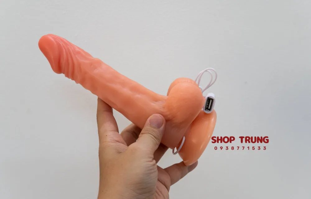 15cm Rotating Female Dildo Silicone USB Rechargeable — hình 5