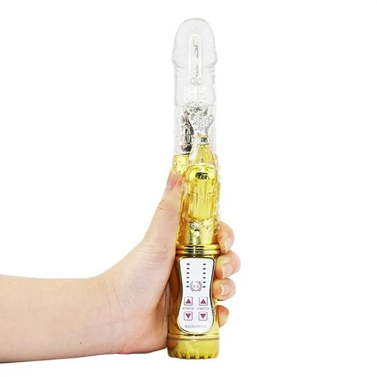 Powerful Rotating Vibrating Dildo for Women – TPE & ABS Safe — hình 2