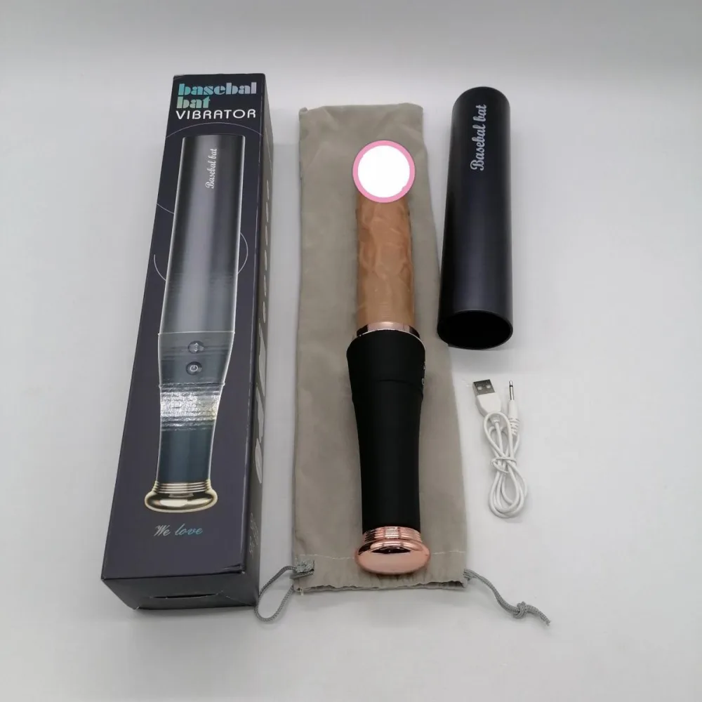 Baseball Bat Vibrator Thrusting Licking Discreet Toy — Premium Design & Material Quality