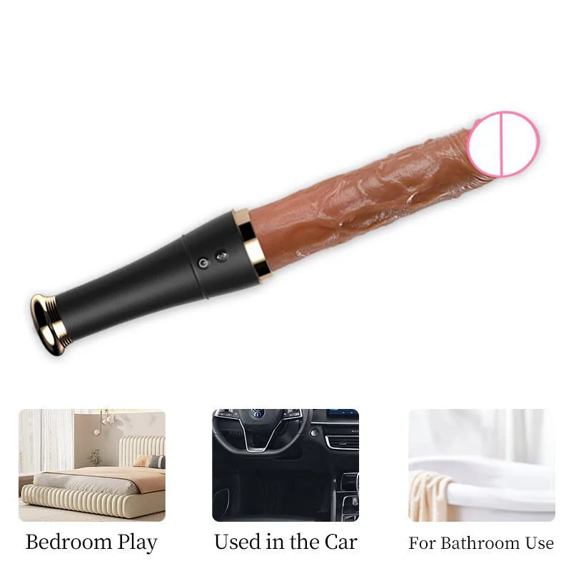 Baseball Bat Vibrator Thrusting Licking Discreet Toy — This toy is designed to stimulate deeply and deliver