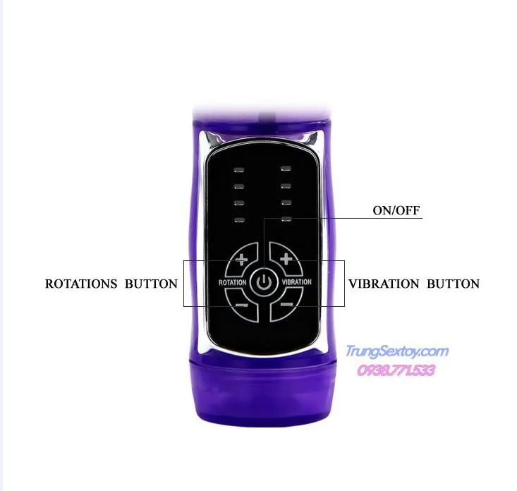 Butterfly Prince Handheld 7 Mode Silicone Female Vibrator — hình 6