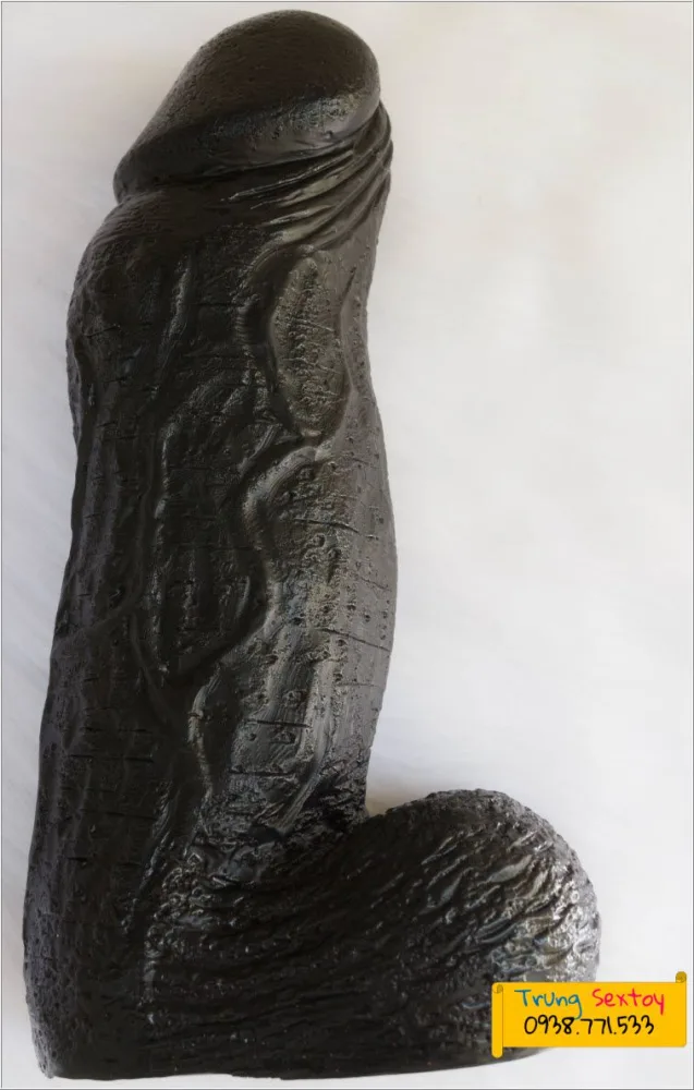 Huge Black Dildo Super Realistic Powerful Pleasure Toy — Exceptional Size and Sensation