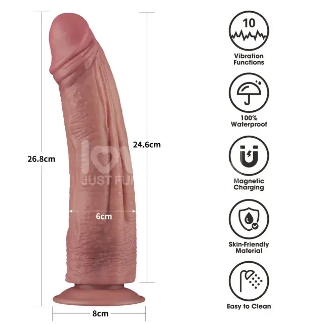 Super Large Silicone Vibrator Big G-Spot Pleasure — Exquisite Realistic Design – Crafted for Authenticity