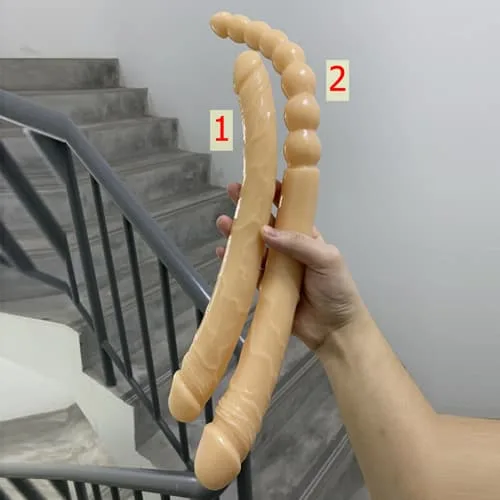 SHP1480 Dual-Ended Silicone Dildo Lesbian & Gay Pleasure — Exceptional Features and Specifications