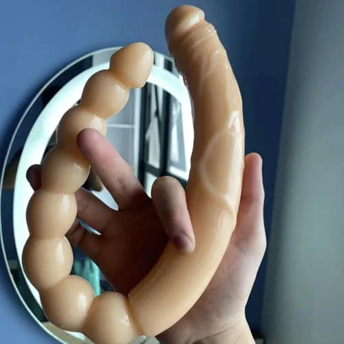 SHP1480 Dual-Ended Silicone Dildo Lesbian & Gay Pleasure — Why Choose Our Double-Ended Silicone Dildo?
