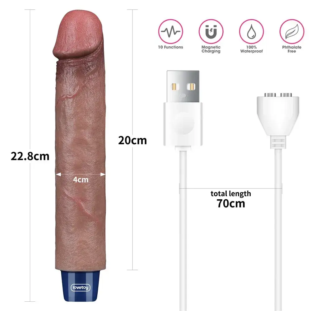 DV55Q Premium Soft Realistic Silicone Vibrator Toy — Technical Specifications That Impress