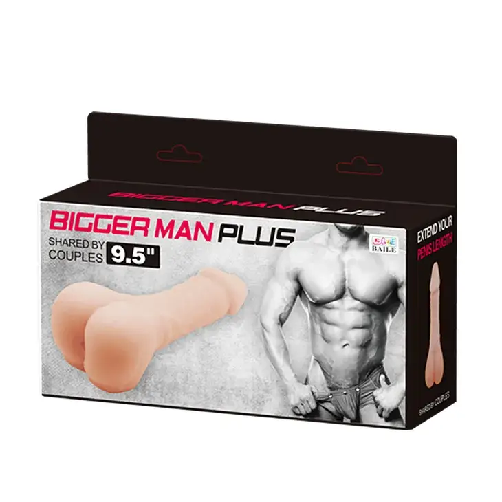 Large Silicone Dual Masturbator Dildo Condom for Couples — Innovative Dual-Design for Maximum Satisfaction