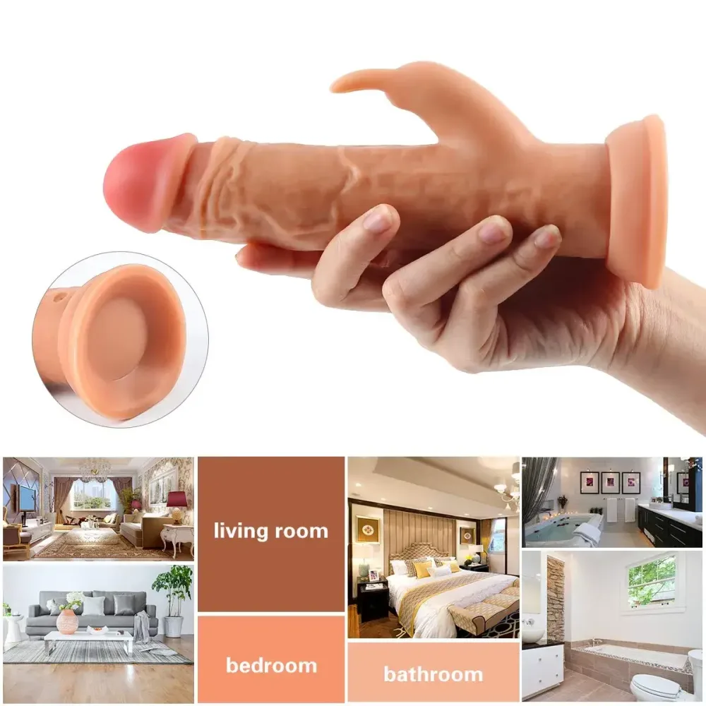 DV40D Remote-Controlled Silicone Soft Vibrating Dildo — Crafted to bring you intense sensations with safety and
