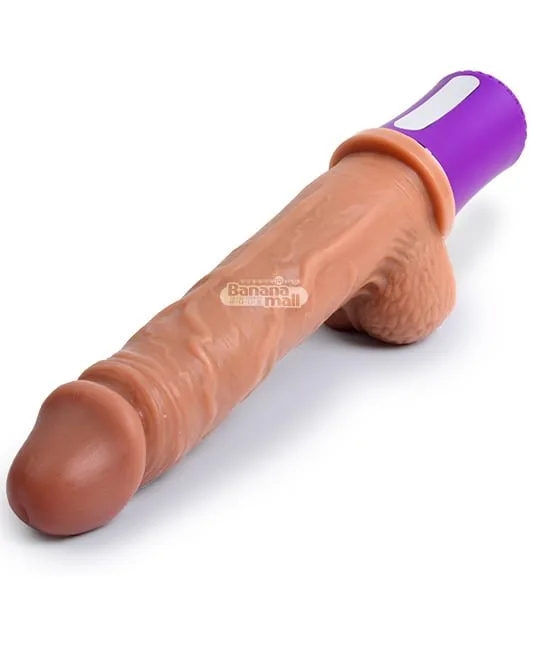 SHP233 Premium Silicone Vibrating Dildo Strong Thrusting — hình 2