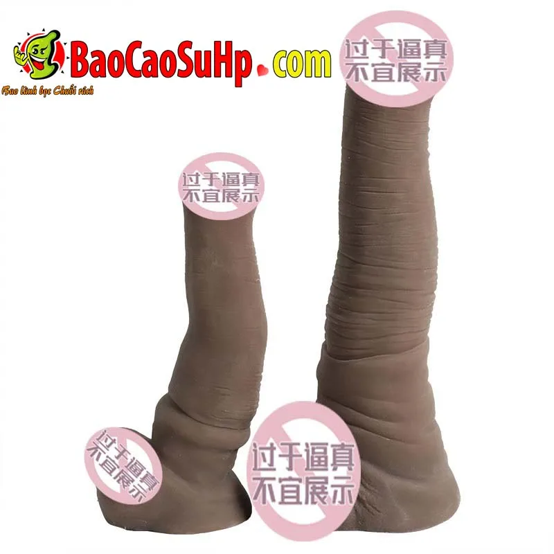 Alistair 21cm Super Soft Silicone Realistic Skin Tone Dildo — hình 2