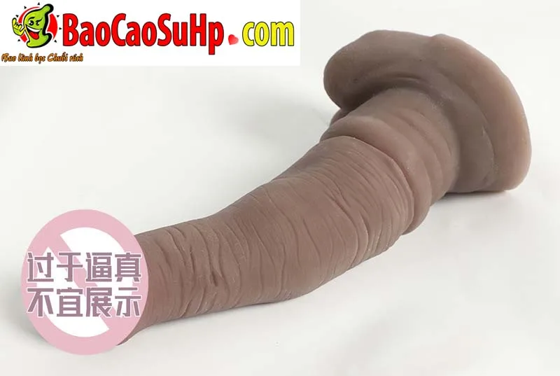Alistair 21cm Super Soft Silicone Realistic Skin Tone Dildo — hình 9