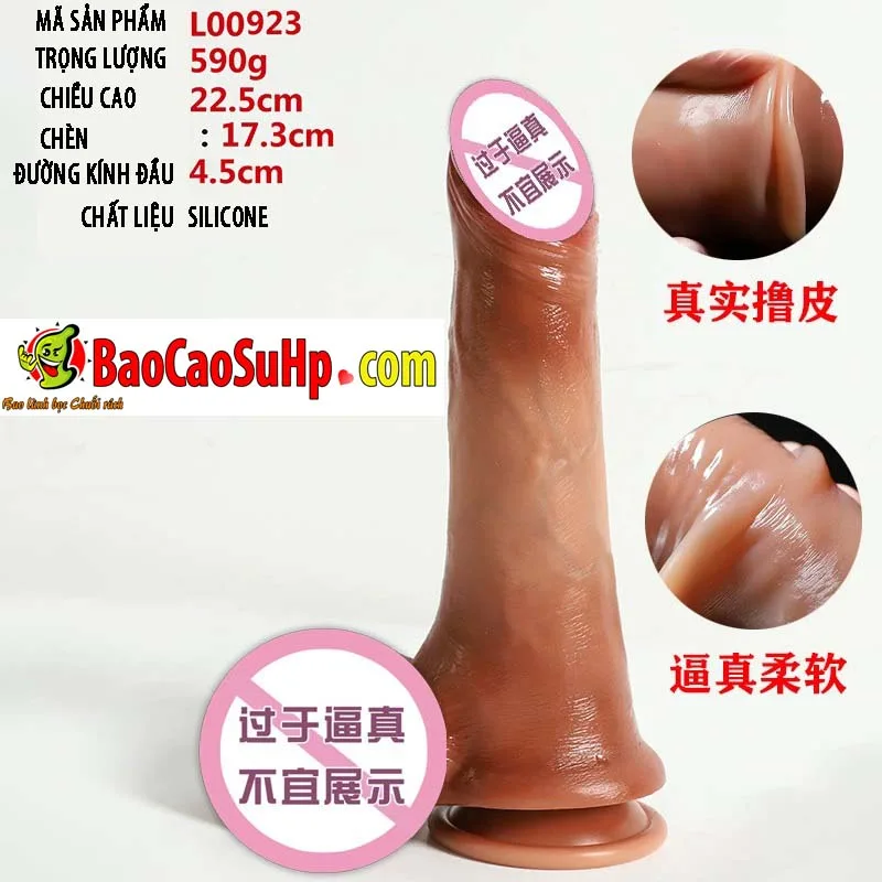 Donald Extra Large Soft Silicone Realistic Dildo — hình 2