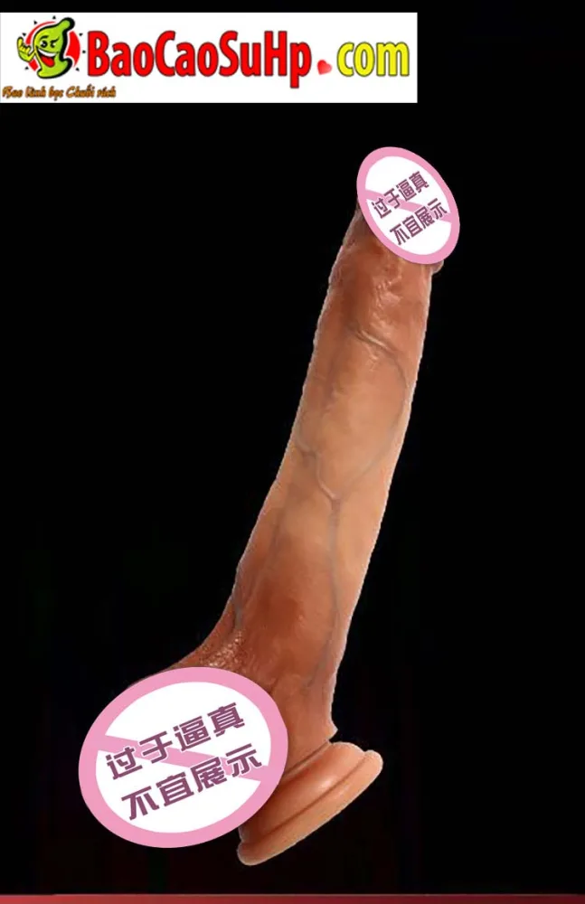 Robert Silicone Realistic Large Bulbous Dildo Soft Premium — hình 9
