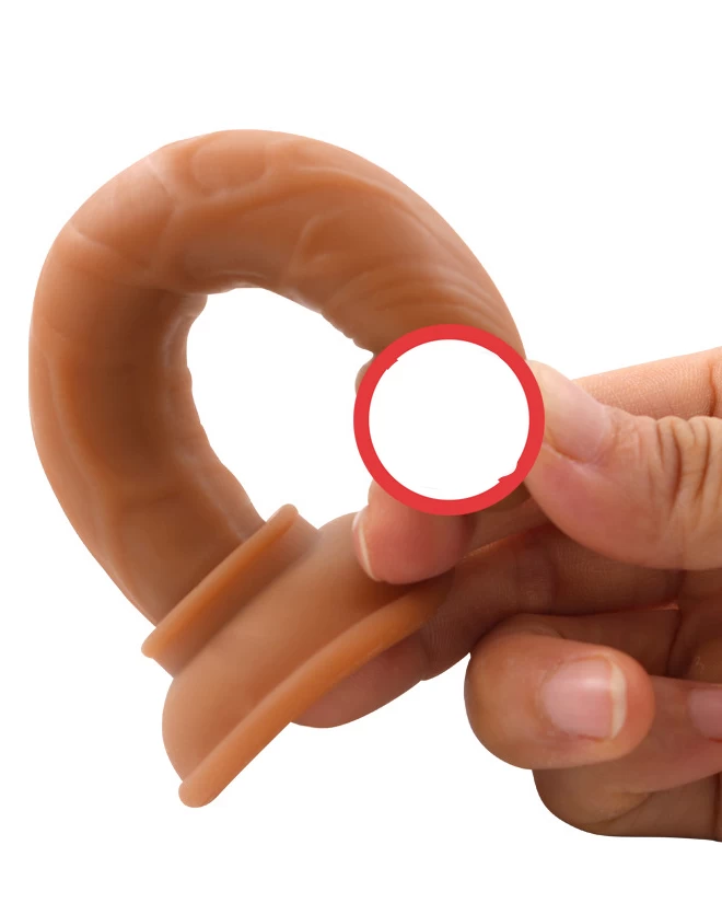 Ultra Soft Small Wall-Mounted Dildo Realistic Design — It brings the warmth and intimacy of a real partner right
