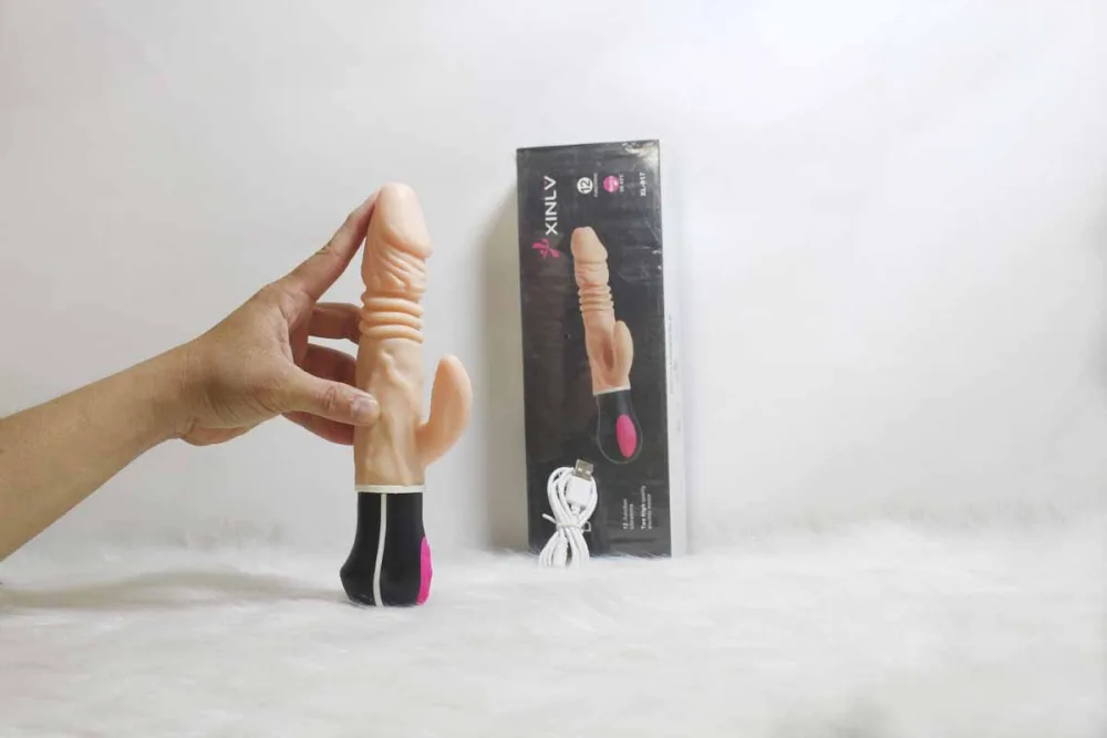 Flexible Bending Heated Vibrating Silicone Dildo Adult Toy — Thrilling Stimulation and Sensation