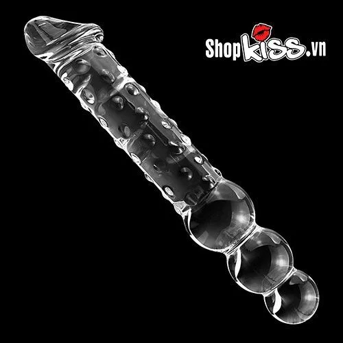 Glass Double-Ended Vibrating Dildo Safe Body Material — Premium Material & Safety Assurance