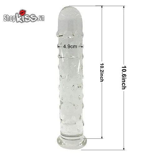 Large Glass Vibrating Dildo for Intense Sensual Stimulation — Innovative Design for Maximum Pleasure