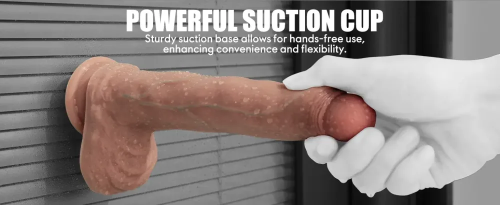 Premium Silicone Large Realistic Dildo DV58N Super Textured