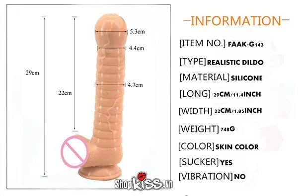 FAAK Huge Penis Dildo with Head G Spot and Anal Massage — Unique Design and Impressive Size