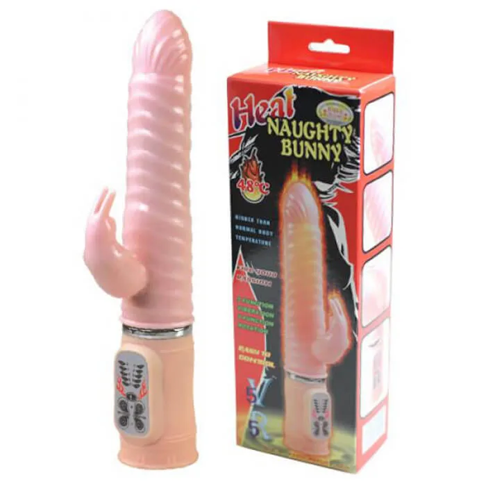 Heat Naughty Bunny Warming Dildo Hot Vibrating Pleasure Toy — High-Quality Material & Design