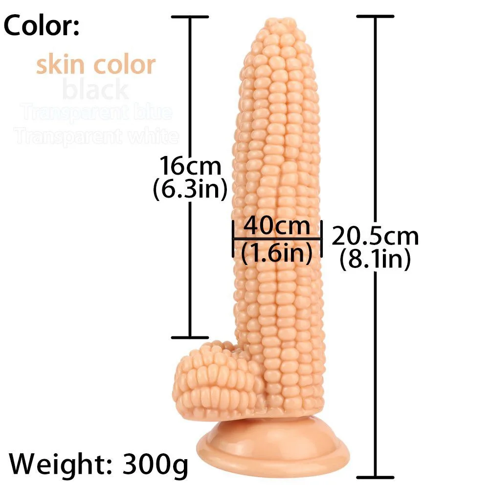 Corn Shaped Silicone Dildo Wall Mounted Natural Texture — How to Maintain and Use for Best Results