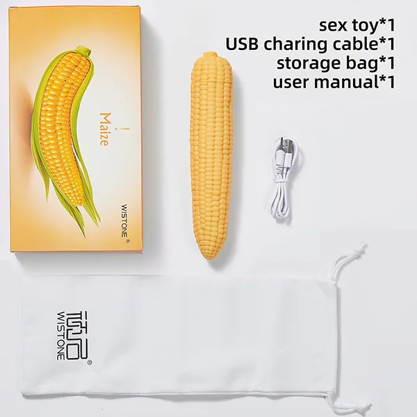 Wistone Maize Corn 10 Mode Vibrating Female Dildo — hình 7