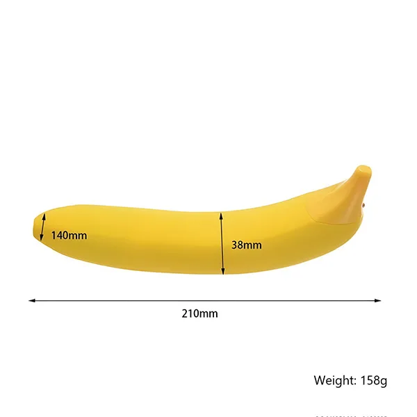 Moylan Banana Vibrating Dildo Soft Realistic Couple Toy — hình 3