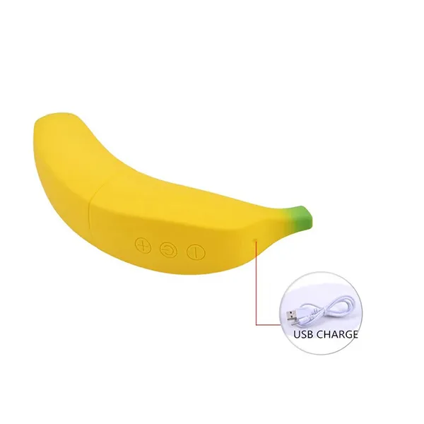Moylan Banana Vibrating Dildo Soft Realistic Couple Toy — hình 4