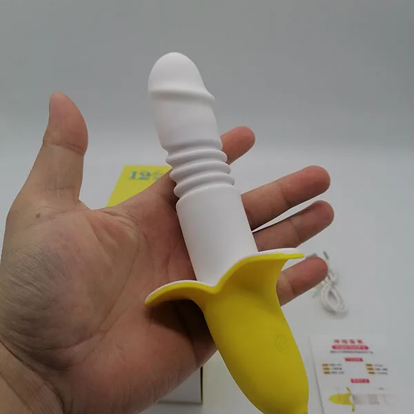 STRETCH Banana-Shaped 12-Mode Warming Vibrating Silicone — hình 6