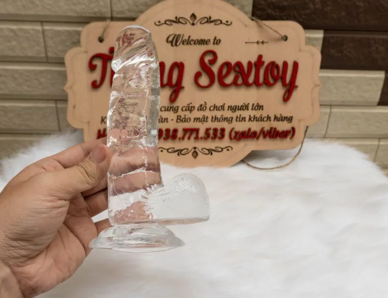 Clear Transparent Male Dildo Unique Pleasure Design — Perfect Gift for Special Occasions