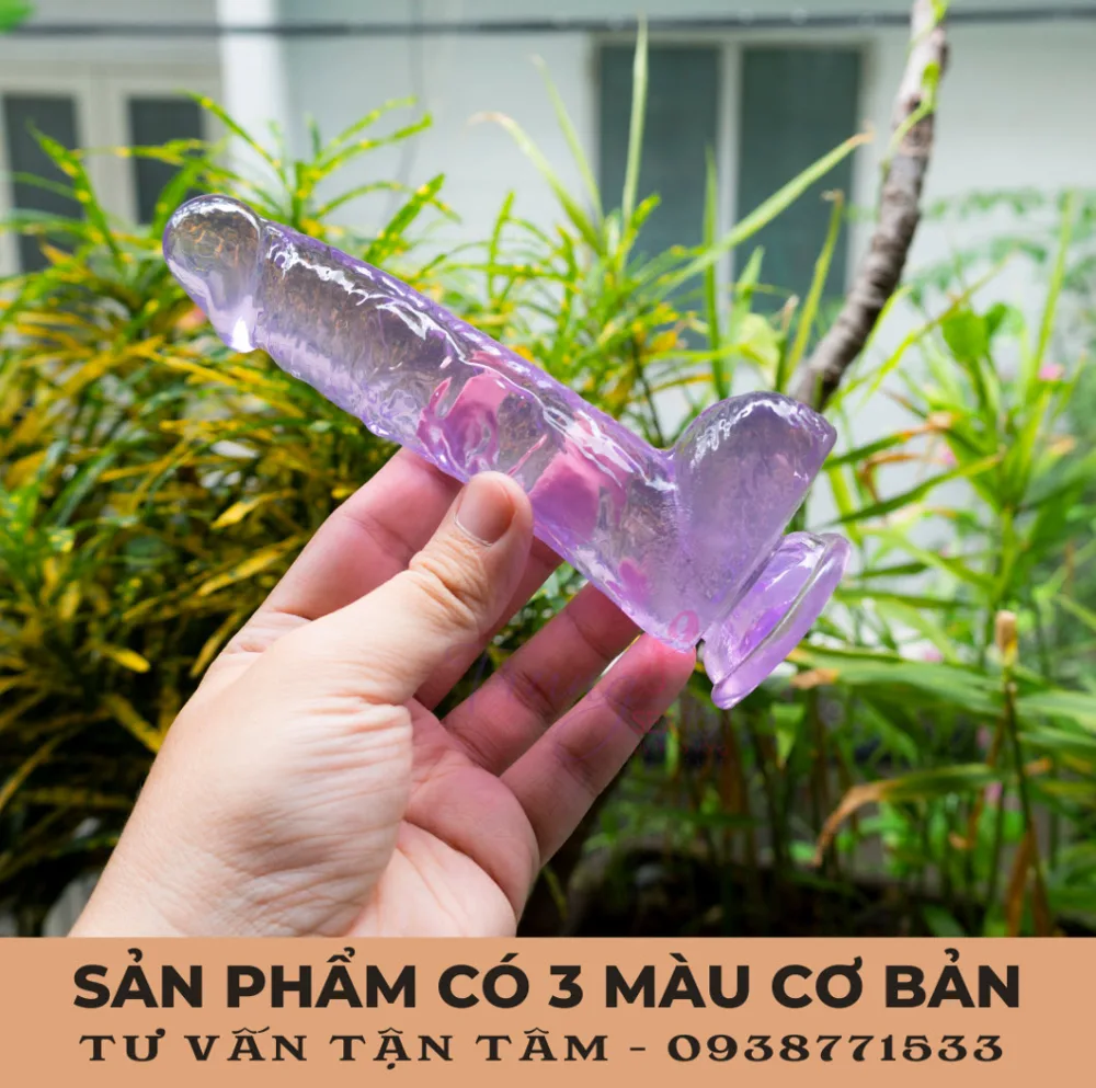 Transparent Colored Silicone Dildo 16cm Flexible — Premium Material and Perfect Size