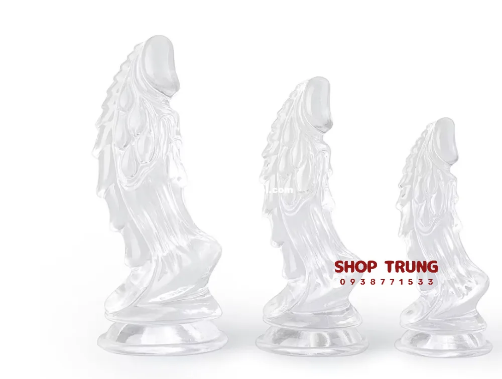 Transparent Dragon Head Realistic Silicone Dildo Toy — Made from premium, crystal-clear silicone, this unique