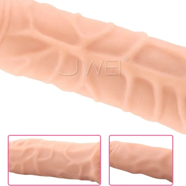 TSN MAX Soft Silicone Realistic Dildo 19.5x3.6cm — hình 3