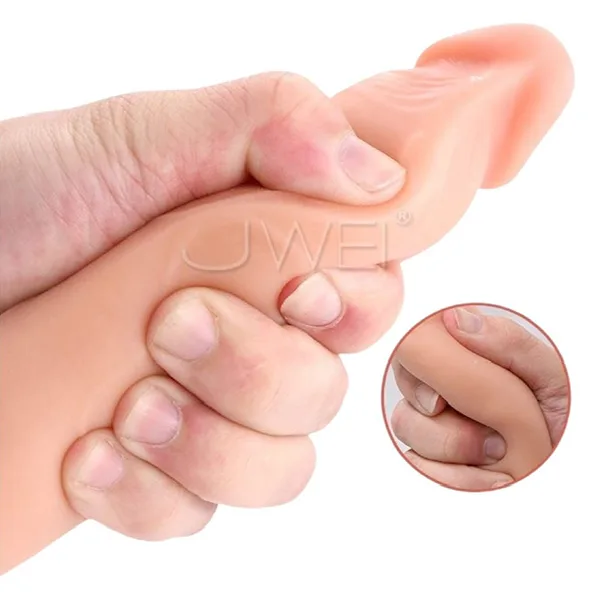TSN MAX Soft Silicone Realistic Dildo 19.5x3.6cm — hình 4