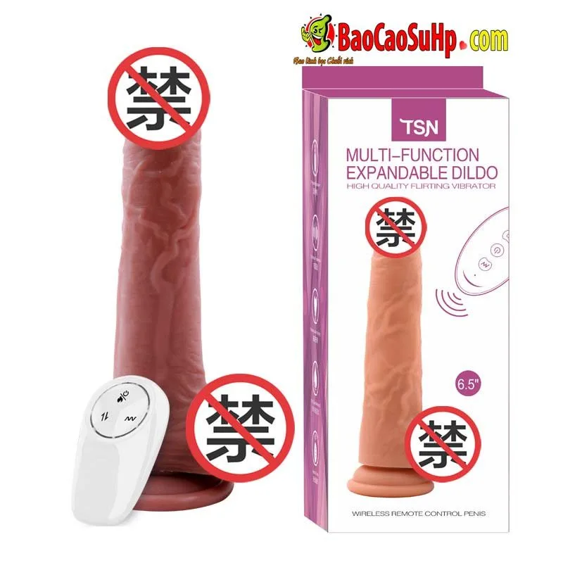 Soft Silicone TSN PON Dildo 7 Modes Hands-Free — hình 2