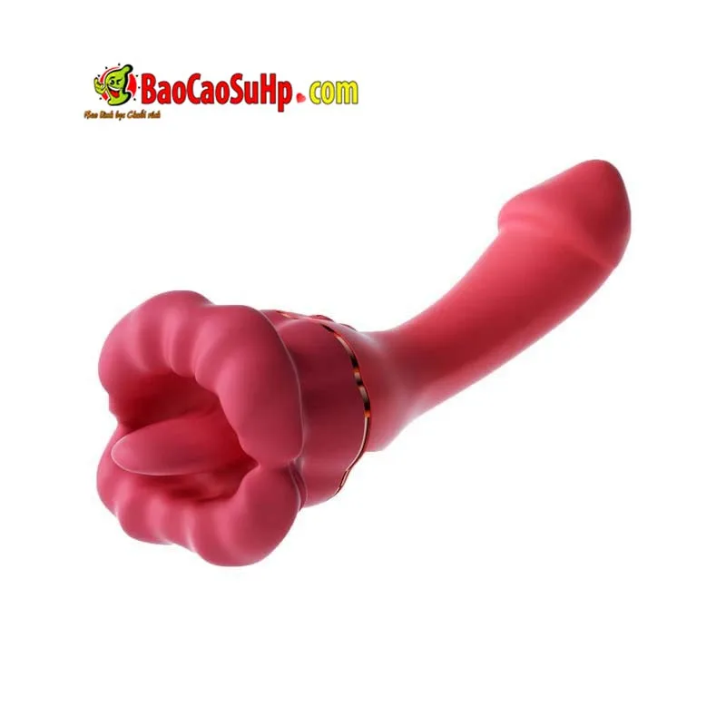 Inferno Kiss 2in1 Tongue Vibrator Realistic Dual Pleasure — This meticulously crafted vibrator is not just a toy but