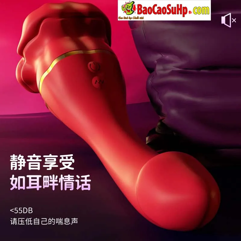 Inferno Kiss 2in1 Tongue Vibrator Realistic Dual Pleasure — hình 3