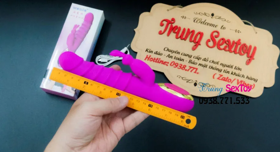 Wanle Silicone 10 Mode Powerful Dual Vibrating Penis — Perfect Gift for Your Partner