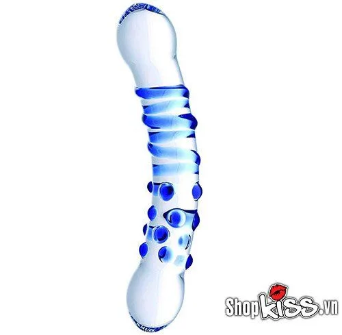 Glass Bead Anal Massager Stimulating Non-Toxic Handheld Toy — hình 2