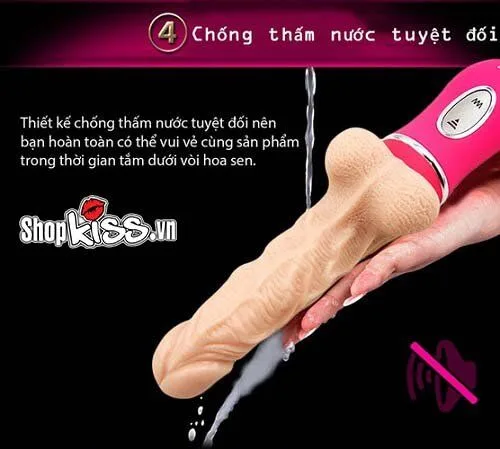 Ailighter Soft Vibrating Thrusting Realistic Dildo — hình 5
