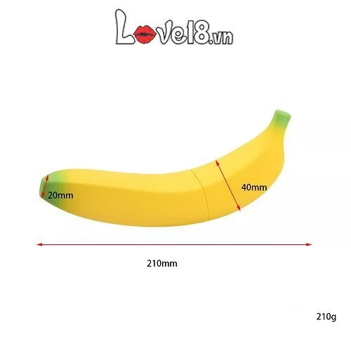 Banana-Shaped Discreet Female Silicone Vibrator Toy — hình 2