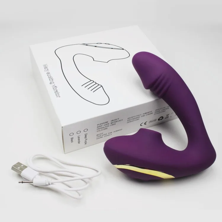 2in1 Vibrating Sucking Penis Massager Intense Pleasure Toy — Powerful Functionality with 10 Sensation Modes