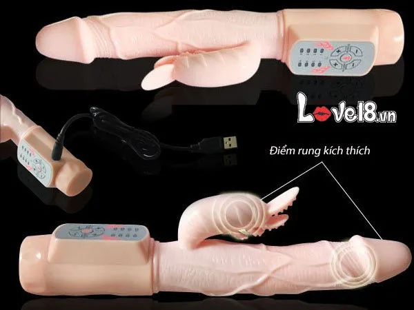 Heat Emitting Rotating Vibrator Four-Level Powerful — Whether you are single or apart from your partner, the